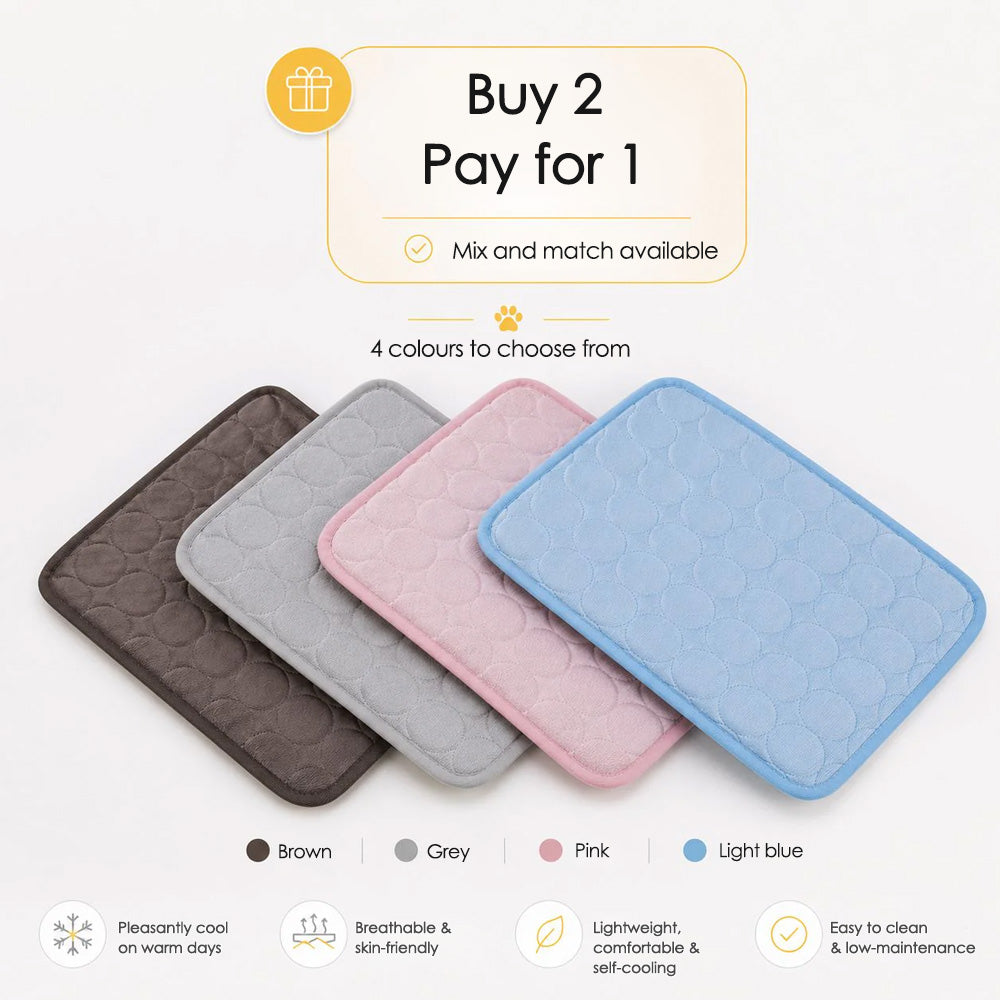 Summertime Cooling Mats for Pets (Dogs and Cats) | Buy One  Get One Free