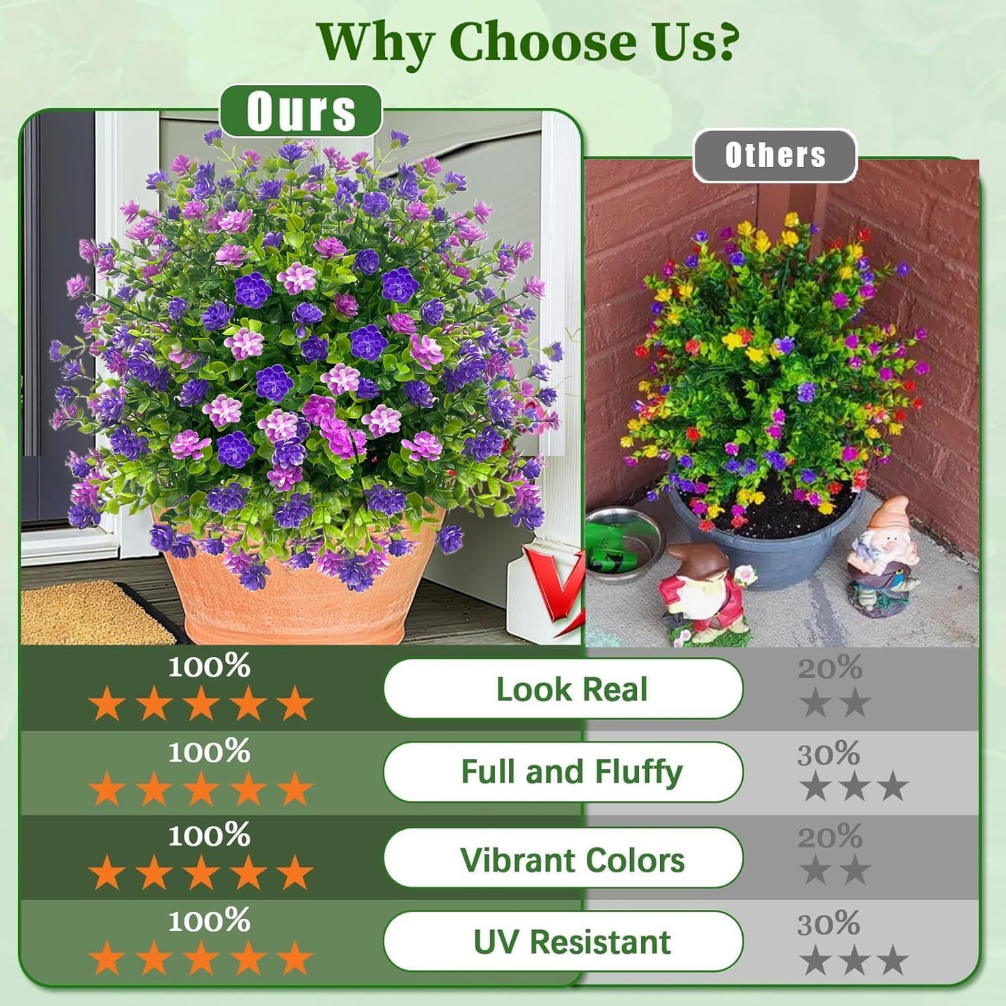 🎁artificial potted trees🌱with ground stake
