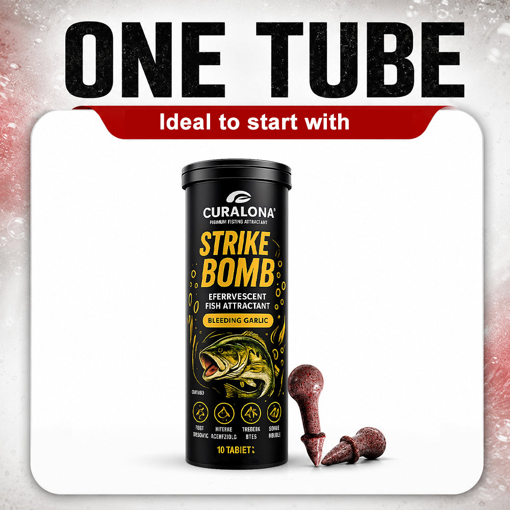 🔥 𝐎𝐟𝐟𝐢𝐜𝐢𝐚𝐥 𝐁𝐫𝐚𝐧𝐝 𝐒𝐭𝐨𝐫𝐞 |✅Curalona® Strike Bombs — New Freshwater & Saltwater Fizzing Bait Booster with Scent & Color-Cloud Action