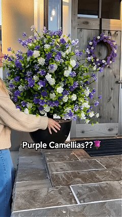 🎁artificial potted trees🌱with ground stake