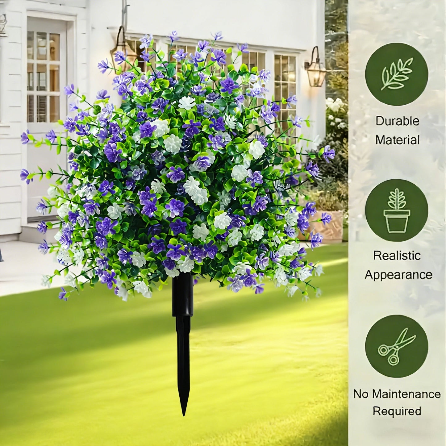 🎁artificial potted trees🌱with ground stake
