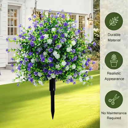 🎁artificial potted trees🌱with ground stake
