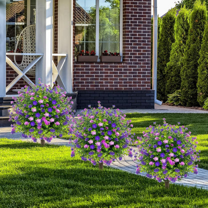 🎁artificial potted trees🌱with ground stake